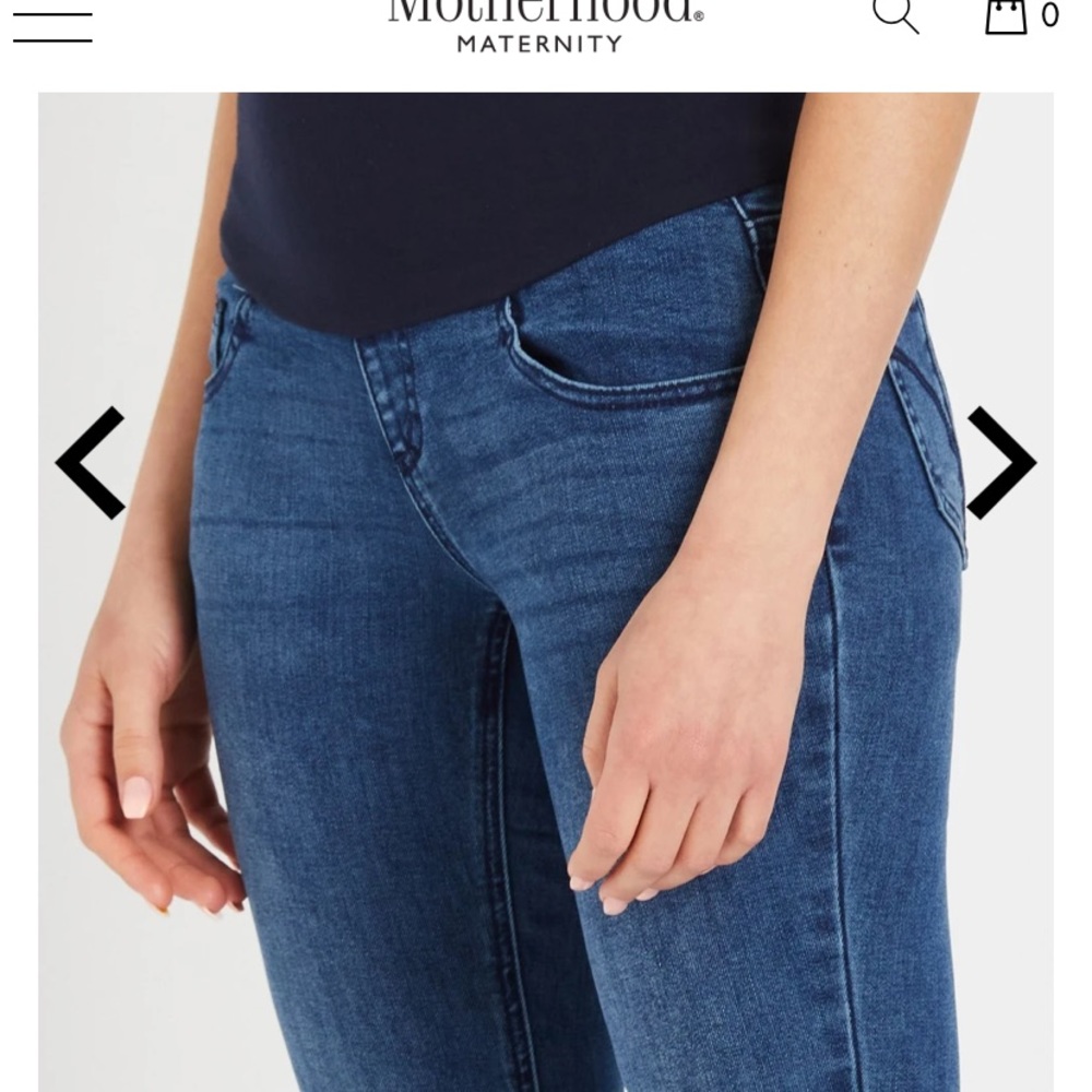 MAMA PRIMA POST PREGNANCY V-POCKET SKINNY JEANS motherhood maternity postpartum